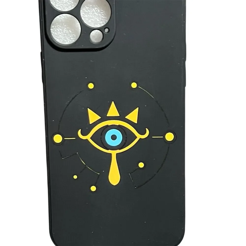 Zelda Sheikah Slate Phone Case for iPhone 13/14/16 Pro Max Black